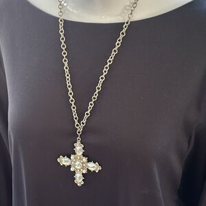 Large Maltese Cross Necklace